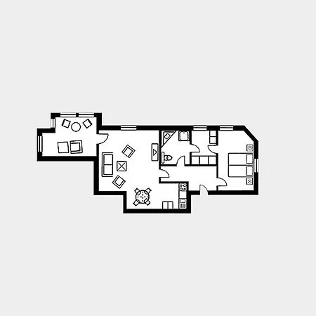 Strandvillen - Mit Meerblick Und 1 Schlafzimmer Sv-705